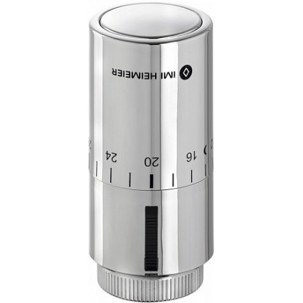 Термостатическая головка Halo хромированная (6-28°C)