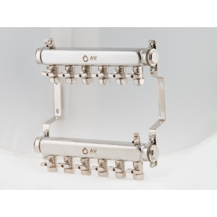 Коллекторная группа AV 6 выходов AVE134