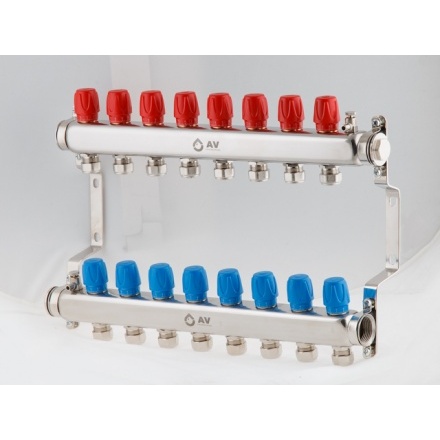 Коллекторная группа AV 8 выходов AVE135