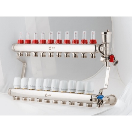 Коллекторная группа AV 11 выходов AVE136