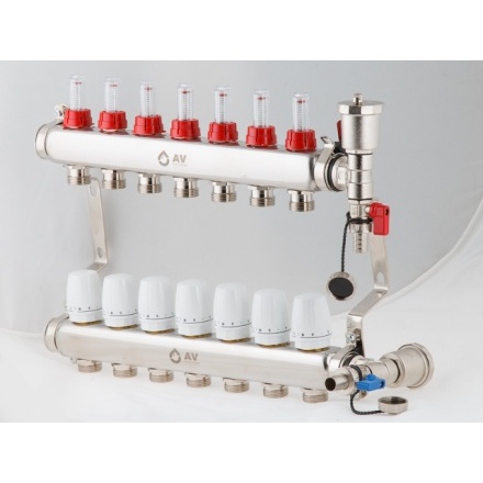 Коллекторная группа AV 7 выходов AVE136