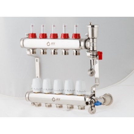 Коллекторная группа AV 5 выходов AVE136