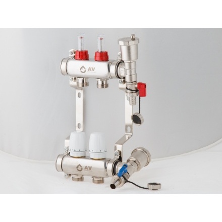 Коллекторная группа AV 2 выхода AVE136