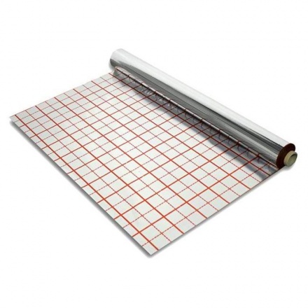 Термоизоляционная пленка под теплый пол KOTAR IZOFOLIX с разметкой