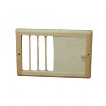 Вентиляционная решетка малая с задвижкой (РВ-М)