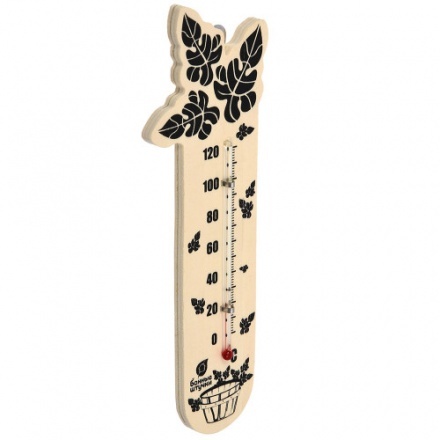 Термометр Банный веник для бани и сауны 18050