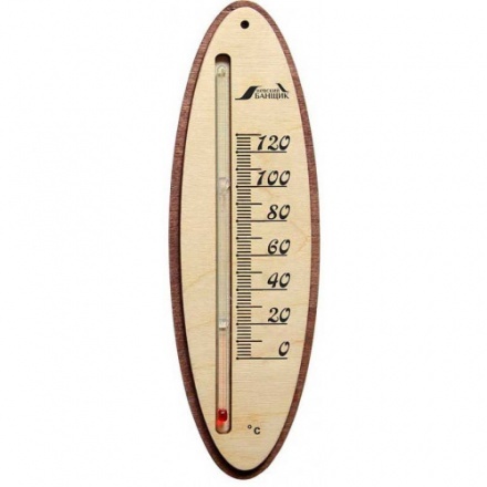 Термометр для бани овальный Б11580
