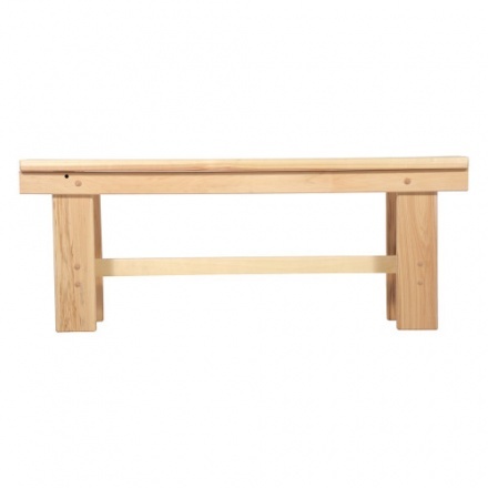 Лавочка разборная 100х33х43 см для бани и сауны (липа) 03600