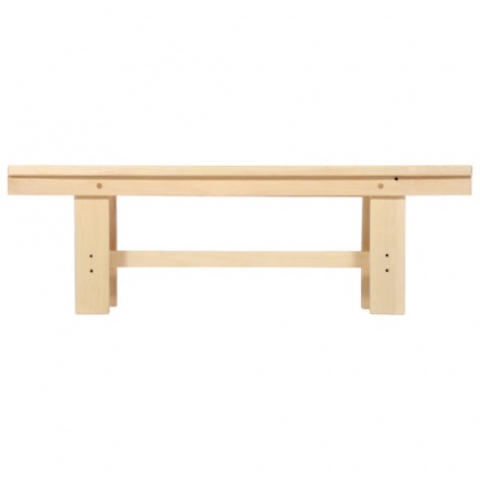 Лавочка разборная 120х33х43 см для бани и сауны (липа) 34002