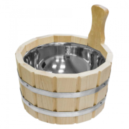 Ушат шайка 3л с нержавеющей вставкой (ЛТ-10)