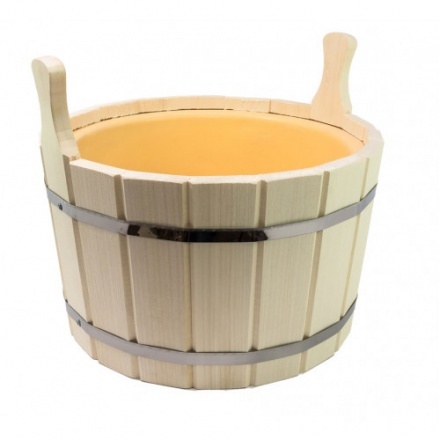 Шайка 12л с пластиковой вкладкой (ПЛ-14)