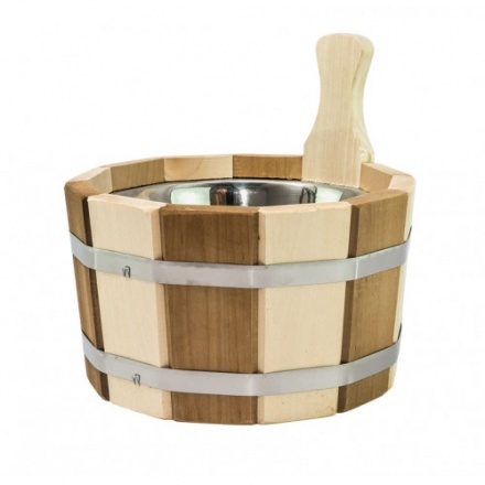 Ушат шайка 3л ТЕРМО с нержавеющей вставкой (ТЛТ-10)