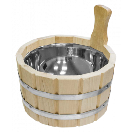 Ушат шайка 35л с нержавеющей вставкой 33215