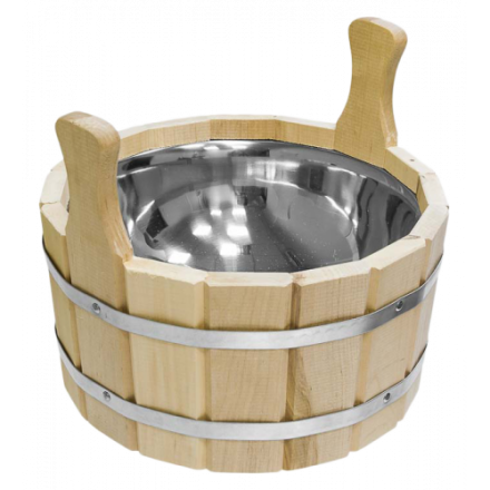 Ушат шайка 65л с нержавеющей вставкой 33216