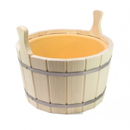 Шайка 8л с пластиковой вкладкой (ПЛ-12)