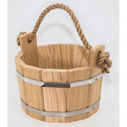 Шайка 45л ДУБ (ручка канат) (ДМ-13)