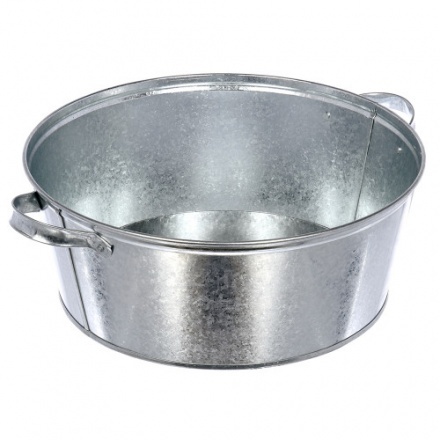 Оцинкованный таз круглый 13л 36553