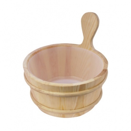 Кадушка SAWO деревянная 4л с пластиковой вставкой 335-ЕР