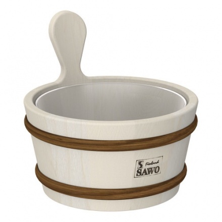 Кадушка SAWO деревянная 4л с пластиковой вставкой 340-А