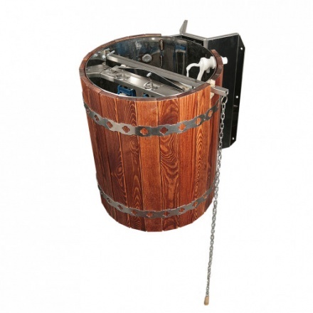 Обливное устройство Ливень (светлое дерево) 50л