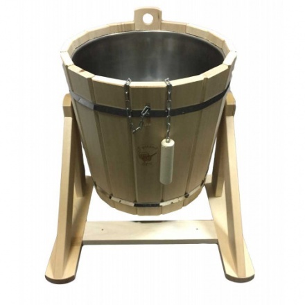 Обливное ведро 20л с нержавеющей вставкой М-65