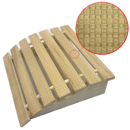 Подголовник пружинный анатомический М-5 с тиснением Плетёнка