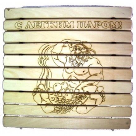 Коврик сидушка для бани с рисунком СГР-С2