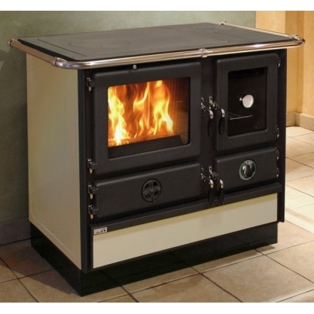 Плита на дровах MBS Super Thermo Magnum Plus кремовый (с теплообменником)