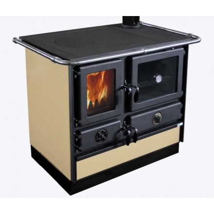 Плита на дровах MBS Thermo Magnum Plus кремовый (с водяным контуром)