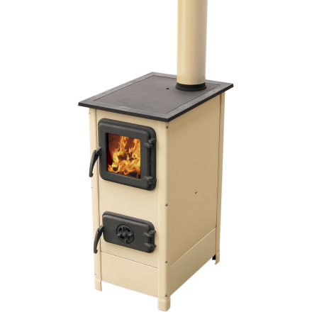 Печь-камин MBS Hera Plus кремовый