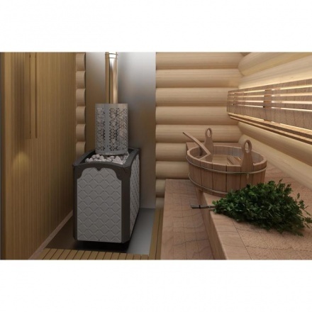 Печь для бани Теплодар Былина-сетка-24 Ч (1.1)