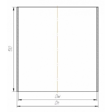 Гильза с конденсатоотводом 2 мм КПД ЧЕРНЫЙ