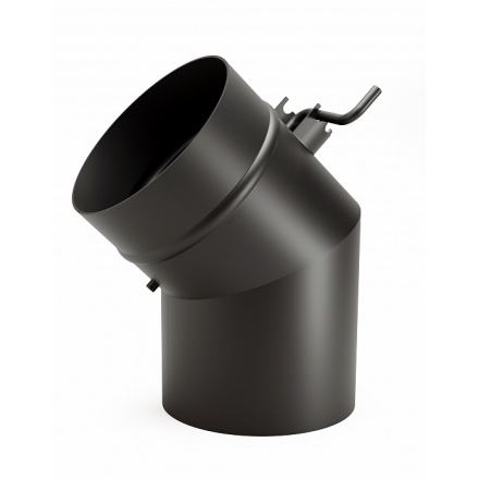 Шибер угловой TMF нерж. ст. 08ПС 1,5 мм антрацит 120 мм