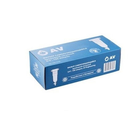 Фильтр магистральный самопромывной AV Engineering 3/4" 100 мкм