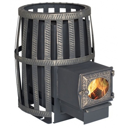 Печь "Корвет" 15 сетчатый кожух ДТ3-стекло