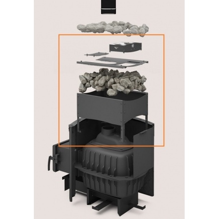 Закрытая каменка Теплодар БЫЛИНА-24
