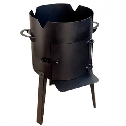 Печь под казан Казанчик 410 с дверцей