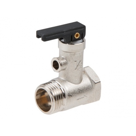 Предохранительный клапан для бойлера с ручкой спуска 1/2" AV ENGINEERING (AVE3671212)