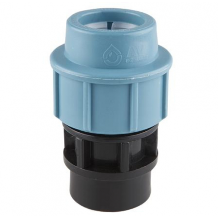 Муфта ПНД компрессионная с внутренней резьбой AV ENGINEERING