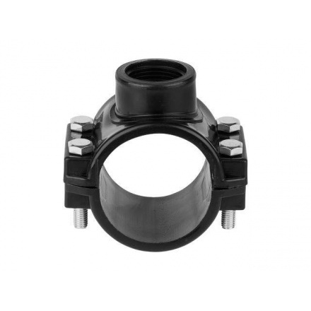 Хомут-врезка ПНД с внутренней резьбой AV ENGINEERING