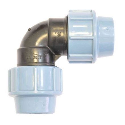 Угольник ПНД компрессионный 25 UNIDELTA (1006025000001)