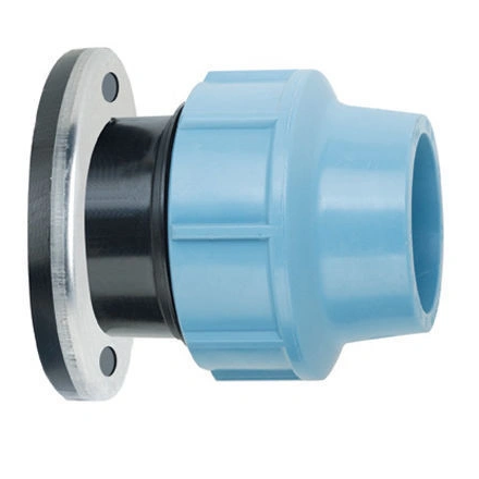 Муфта с фланцем ПНД компрессионная 63х2" UNIDELTA (1011064007001)