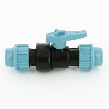 Кран шаровый компрессионный 20 UNIDELTA (1070020000001)