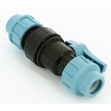 Кран шаровый компрессионный 20 UNIDELTA (1070020000001)