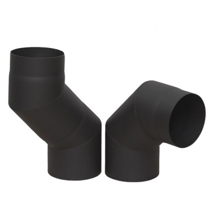 Отвод 90° КПД ЧЕРНЫЙ