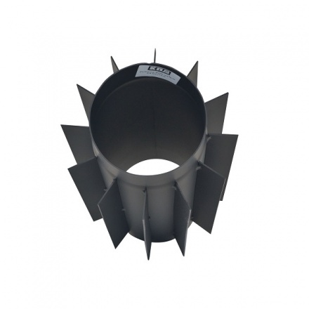 Радиатор КПД ЧЕРНЫЙ 500мм 2мм