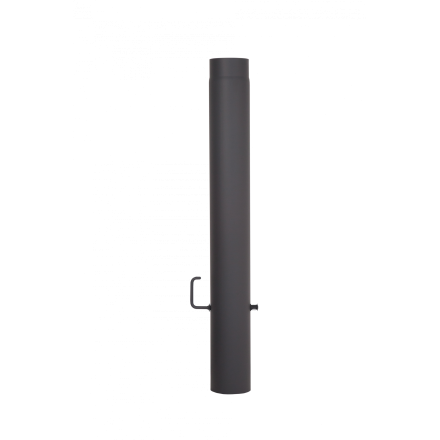 Труба с шибером 1000 мм КПД ЧЕРНЫЙ