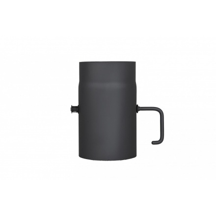 Труба с шибером 250 мм КПД ЧЕРНЫЙ