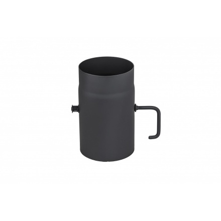 Труба с шибером 250 мм КПД ЧЕРНЫЙ