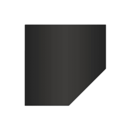 Лист под печь-камин LP12 КПД ЧЕРНЫЙ